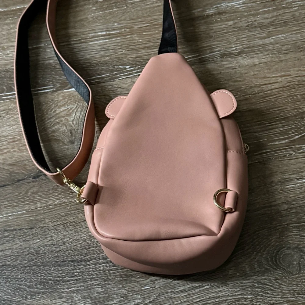 Inicat Elegant Pink Crossbody Small Sling Bag Women’s Fanny Pack For‎ Travel
